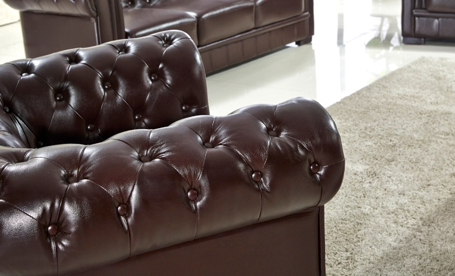 Europa Chesterfield Leather Armchair